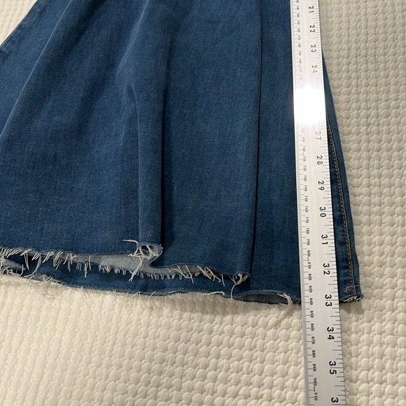 Free People just float on bell bottom Jeans sz 24R medium wash FP hippie Boho - Picture 8 of 11